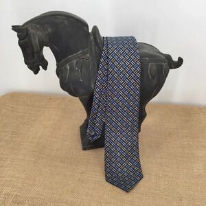 T. Harris London - Men’s Blue Silk Tie